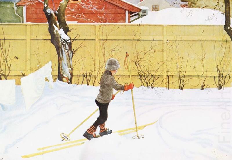 Carl Larsson The Falun Yard china oil painting image